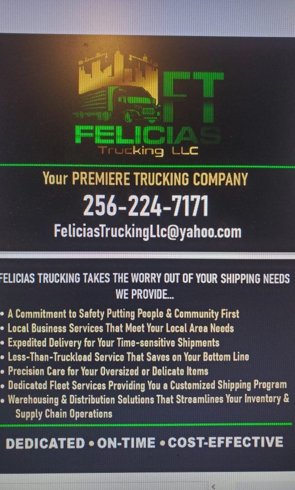 CEO@FELICIASTRUCKINGLLC.NET